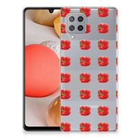 Samsung Galaxy A42 | Siliconen Case | Paprika Red