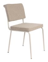 Zuiver Eetkamerstoel 'Buddy' Gerecyclede stof, kleur Beige