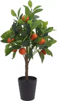 Kunstplant Sinaasappelboom in pot - 70cm - thumbnail