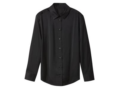 esmara Satijnen dames blouse (Zwart, 34)