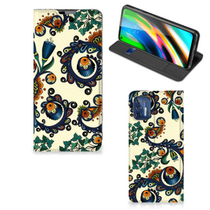 Telefoon Hoesje Motorola Moto G9 Plus Barok Flower