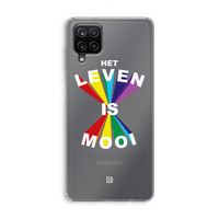 Het Leven Is Mooi: Samsung Galaxy A12 Transparant Hoesje