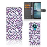 Nokia 3.4 | Telefoon Hoesje | Feathers Color