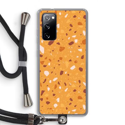 Terrazzo N°24: Samsung Galaxy S20 FE / S20 FE 5G Transparant Hoesje met koord