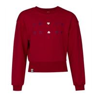 KIEstone winter sweater meisjes - rood - Marieke
