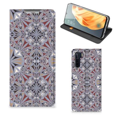 OPPO Reno3 | A91 | Standcase | Flower Tiles