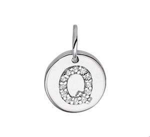 TFT Bedel Letter Q Zirkonia Zilver