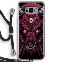 Hell Hound and Serpents: Samsung Galaxy S8 Plus Transparant Hoesje met koord