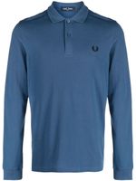 Fred Perry polo en coton à logo brodé - Bleu