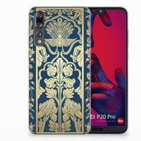 Huawei P20 Pro TPU Case Beige Flowers - thumbnail