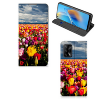 OPPO A74 4G Smart Cover Tulpen - thumbnail