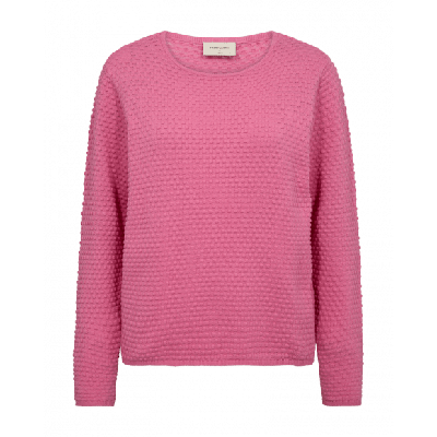 FreeQuent - Roze | Dames | Trui | Roze | XXL | regular | Kamst mode
