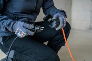 Brennenstuhl 1169960 power uitbreiding 5 m Buiten Zwart, Oranje