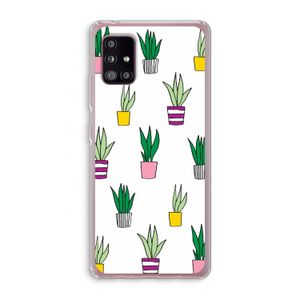 Sanseveria: Samsung Galaxy A51 5G Transparant Hoesje