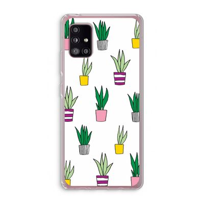 Sanseveria: Samsung Galaxy A51 5G Transparant Hoesje
