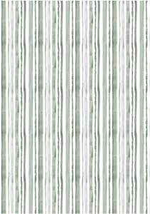 Behang Stripes Rol Green