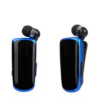 K39 Wireless Bluetooth Headset CSR DSP chip In-Ear Vibrating Alert Wear Clip Hands Free Earphone (Blue)