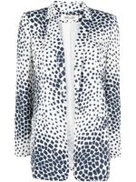 DVF Diane von Furstenberg blazer à imprimé graphique - Blanc