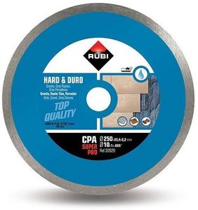 Rubi CPA 250 Diamantzaagblad | 250x2,2x25,4 mm - 30929