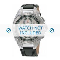 Horlogeband Seiko 7T62 0GW0 / SNAA37P1 / 4LC4JB Leder Zwart 13mm - thumbnail