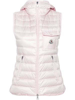 Moncler Gilet met capuchon - Roze