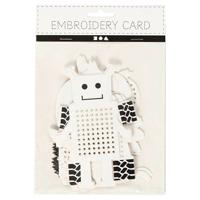 Creativ Company Borduurfiguren dieren en robots, 18dlg.