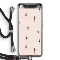 Dancing #1: Samsung Galaxy A80 Transparant Hoesje met koord