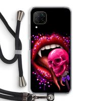 Dodelijk zoet: Huawei P40 Lite Transparant Hoesje met koord