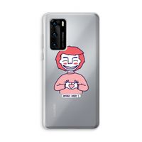 Hartje: Huawei P40 Transparant Hoesje