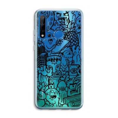 Vexx Black Mixtape: Huawei P20 Lite (2019) Transparant Hoesje