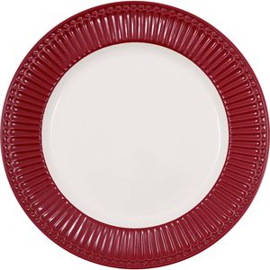 GreenGate Dinerbord Alice claret red (Ø 26.5 cm)