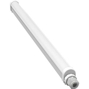 LED TL Armatuur Koppelbaar 60cm - LED Balk - Rinzu Strimp - 18W 2340lm - Waterdicht IP65 - IK08 - Warm Wit 3000K - Tri-Proof