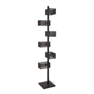 Giga Meubel - Vloerlamp Zwart Metaal - 6-Lichts - 30x30x185cm