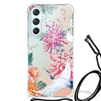Samsung Galaxy S23 FE Case Anti-shock Bird Flowers