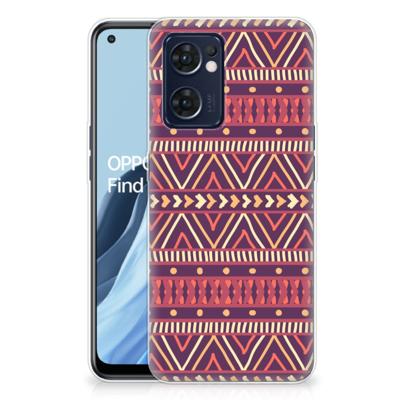 OPPO Reno 7 5G | Find X5 Lite | TPU bumper | Aztec Paars