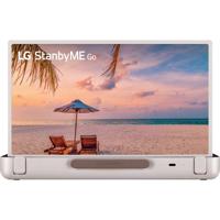 LG Electronics StanbyME Go (27LX5QKNA) LCD-TV 68 cm 27 inch Energielabel E (A - G) Ingebouwde accu, Full HD, Smart TV, WiFi Beige