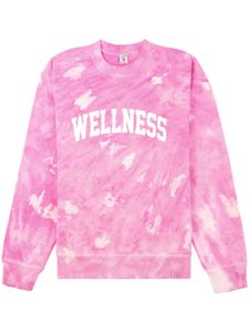 Sporty & Rich sweat K-Swiss à imprimé tie-dye - Rose