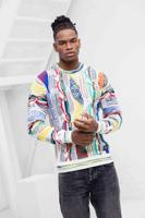 Carlo Colucci C10802 591 Sweater Heren - Maat S - Kleur: BeigeRoodWitGeelBlauw | Soccerfanshop