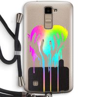 Hold My Heart: LG K10 (2016) Transparant Hoesje met koord