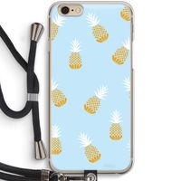 Ananasjes: iPhone 6 / 6S Transparant Hoesje met koord