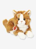 Pluchen Kat Liggend 20 cm Gestreepte TEDDY HERMANN rood, gestreept