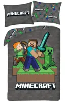 Minecraft Dekbedovertrek Sword - 140 x 200 cm - 70 x 90 cm - Polyester