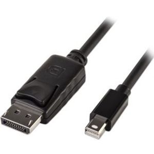Lindy 3m, Mini DisplayPort - DisplayPort Zwart