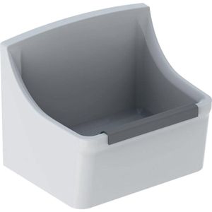 Geberit 300 Basic Norma uitstortgootsteen met stootrand 35x45x35cm wit S8A41000000G