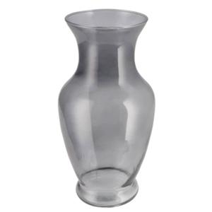 DK Design Bloemenvaas Mira - trompet vaas - smoke glas - D13 x H26 cm - Vazen