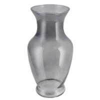 DK Design Bloemenvaas Mira - trompet vaas - smoke glas - D13 x H26 cm - Vazen