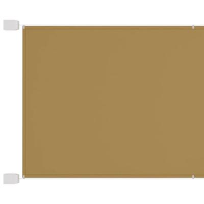 Luifel verticaal 60x1200 cm oxford stof beige