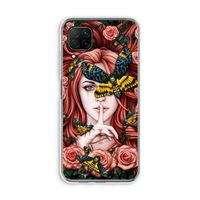 Lady Moth: Huawei P40 Lite Transparant Hoesje