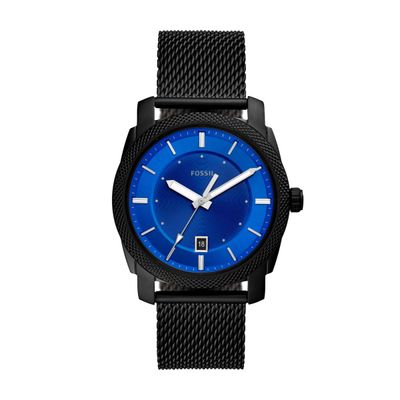 Horlogeband Fossil FS5694 Staal Zwart 22mm