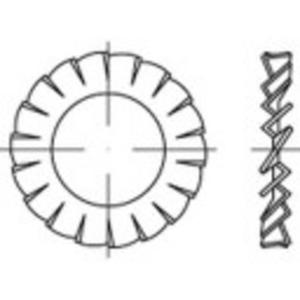 TOOLCRAFT 138453 Lamellenschijven Binnendiameter: 4.3 mm DIN 6798 Verenstaal Galvanisch verzinkt 500 stuk(s)